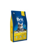 Brit - Сухой корм для взрослых кошек (с лососем в соусе) Premium Cat Adult Salmon Brit - Сухой корм для взрослых кошек (с лососем в соусе) Premium Cat Adult Salmon